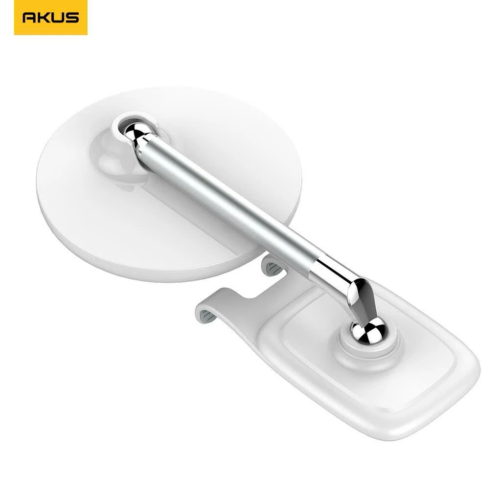 AKUS K8 màu trắng ở trạng thái gập, nhìn từ mặt sau