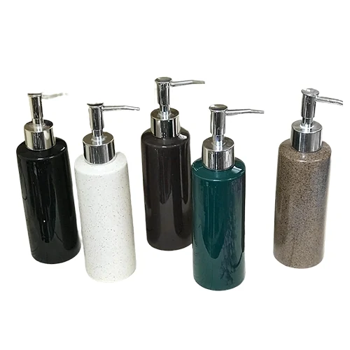Các màu men bình dầu gội trụ tròn 260ml