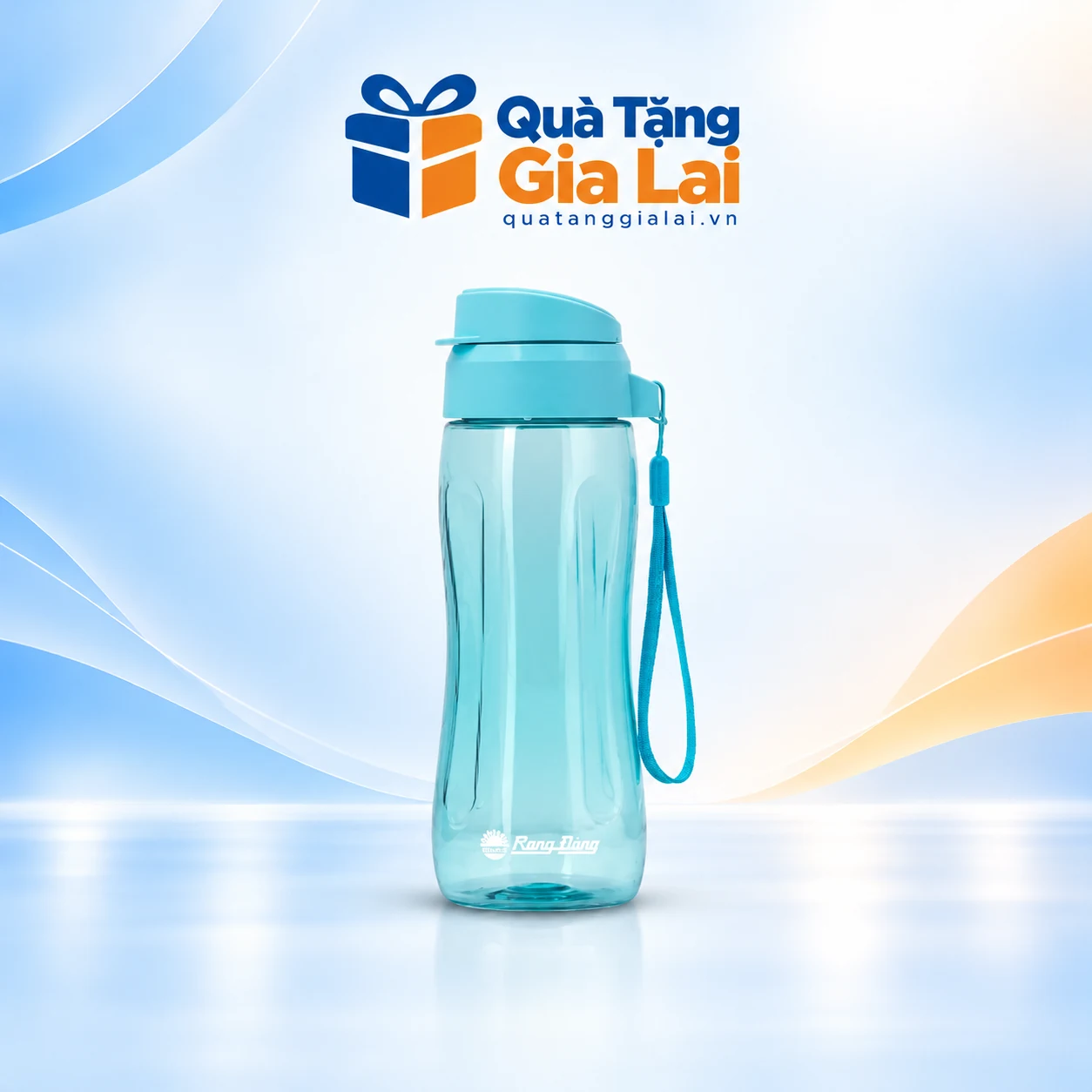 Bình Rạng Đông RD-05P3 500 ml màu xanh trên nền Quà Tặng Gia Lai