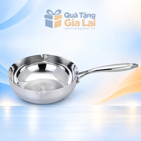 Chảo Kalpen Zenger 28 cm lòng sâu với hai miệng rót