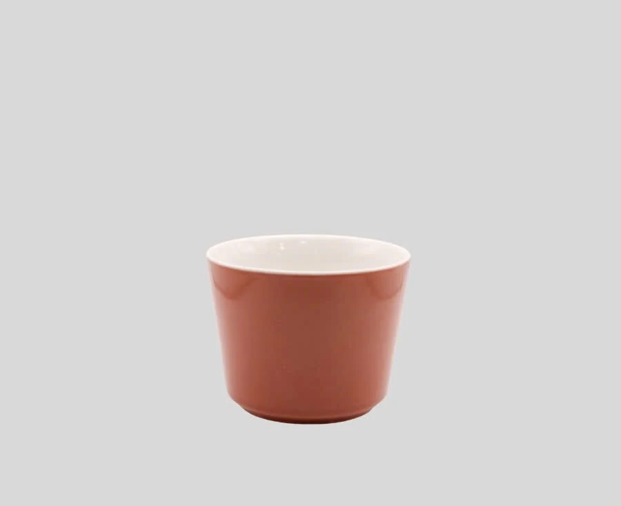 Cốc Khánh An 220 ml không quai màu cam đất