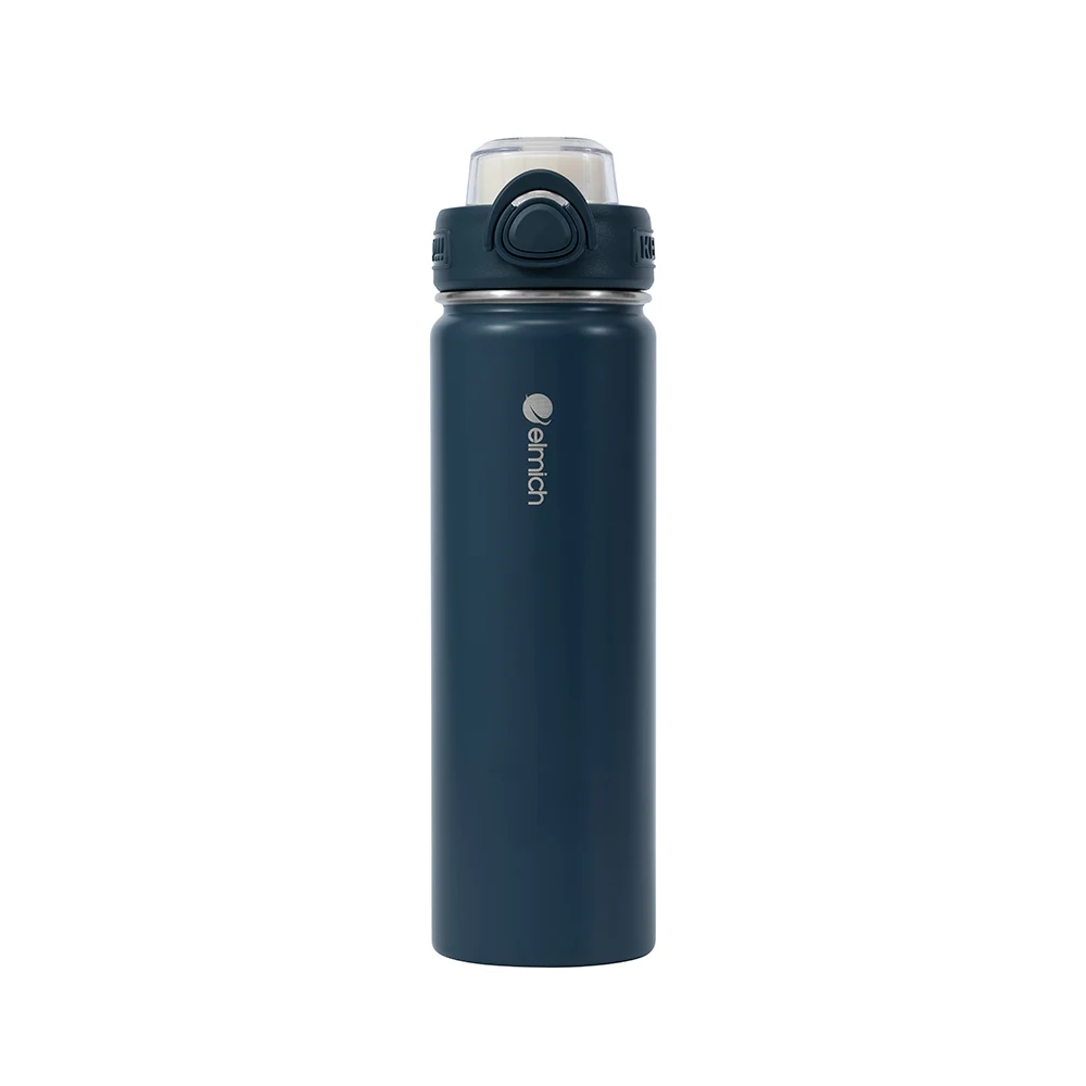 Bình Elmich EL8393 xanh navy với nắp chụp trong suốt