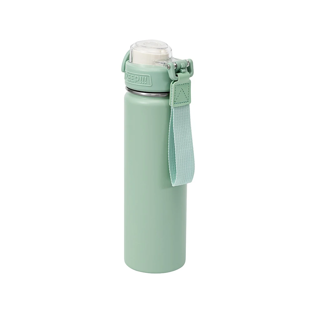 Mặt sau nắp Elmich EL8393 xanh pastel và dây cầm đồng màu