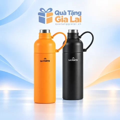 Bình La Fonte 012737 500 ml màu cam và đen trên nền Quà Tặng Gia Lai