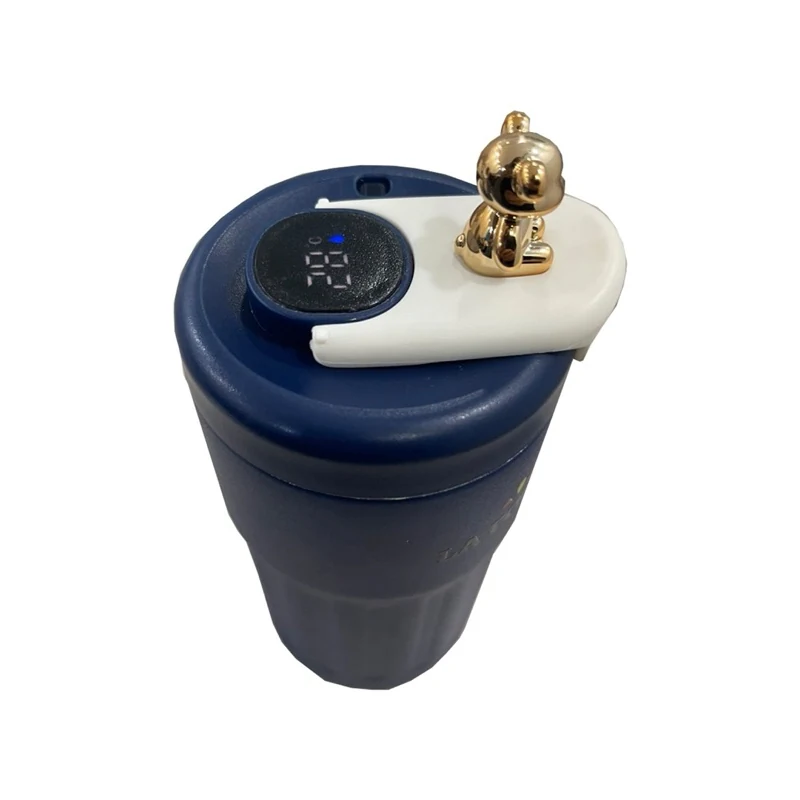 Nắp ly La Fonte 012775 xanh có màn hình nhiệt độ