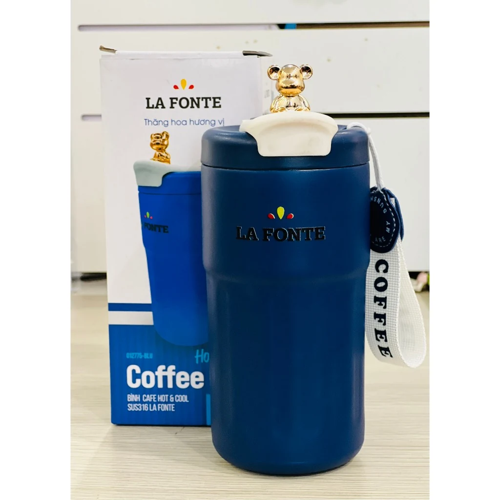 Ly La Fonte 012775 xanh cùng hộp hãng