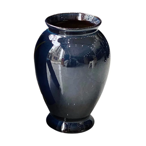 Toàn dáng lọ hoa H27 men xanh đen