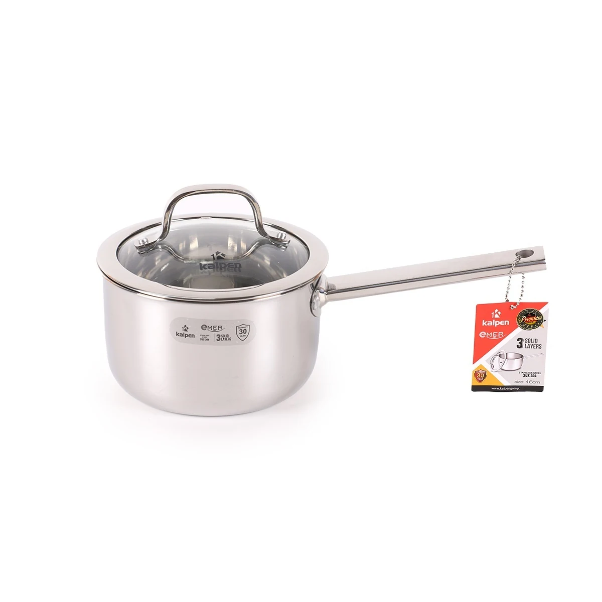Ảnh chụp quánh Kalpen Emer EM16 với nắp kính và thẻ hãng