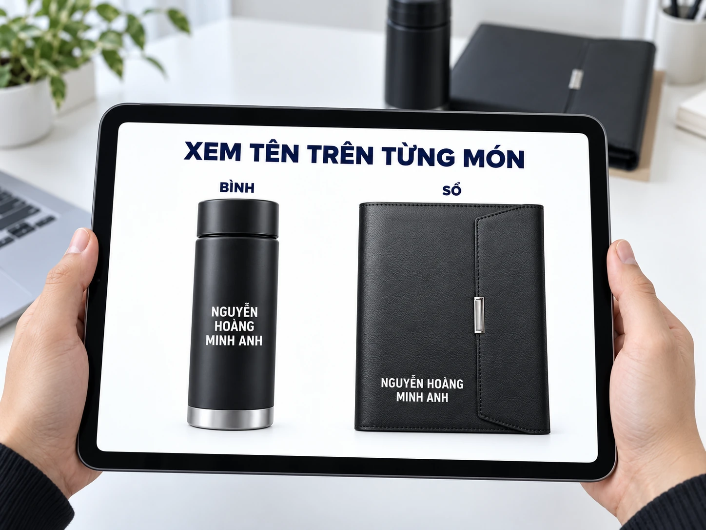 Bản xem cùng tên giả định Nguyễn Hoàng Minh Anh trên bình và bìa sổ