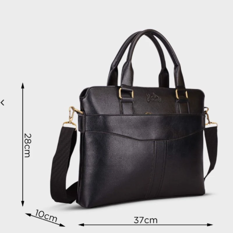 Kích thước cặp Yuumy CAYUUMY06 đen 37 x 28 x 10 cm