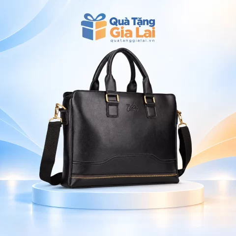 Cặp công sở Yuumy CAYUUMY07 màu đen trên nền Gia Lai